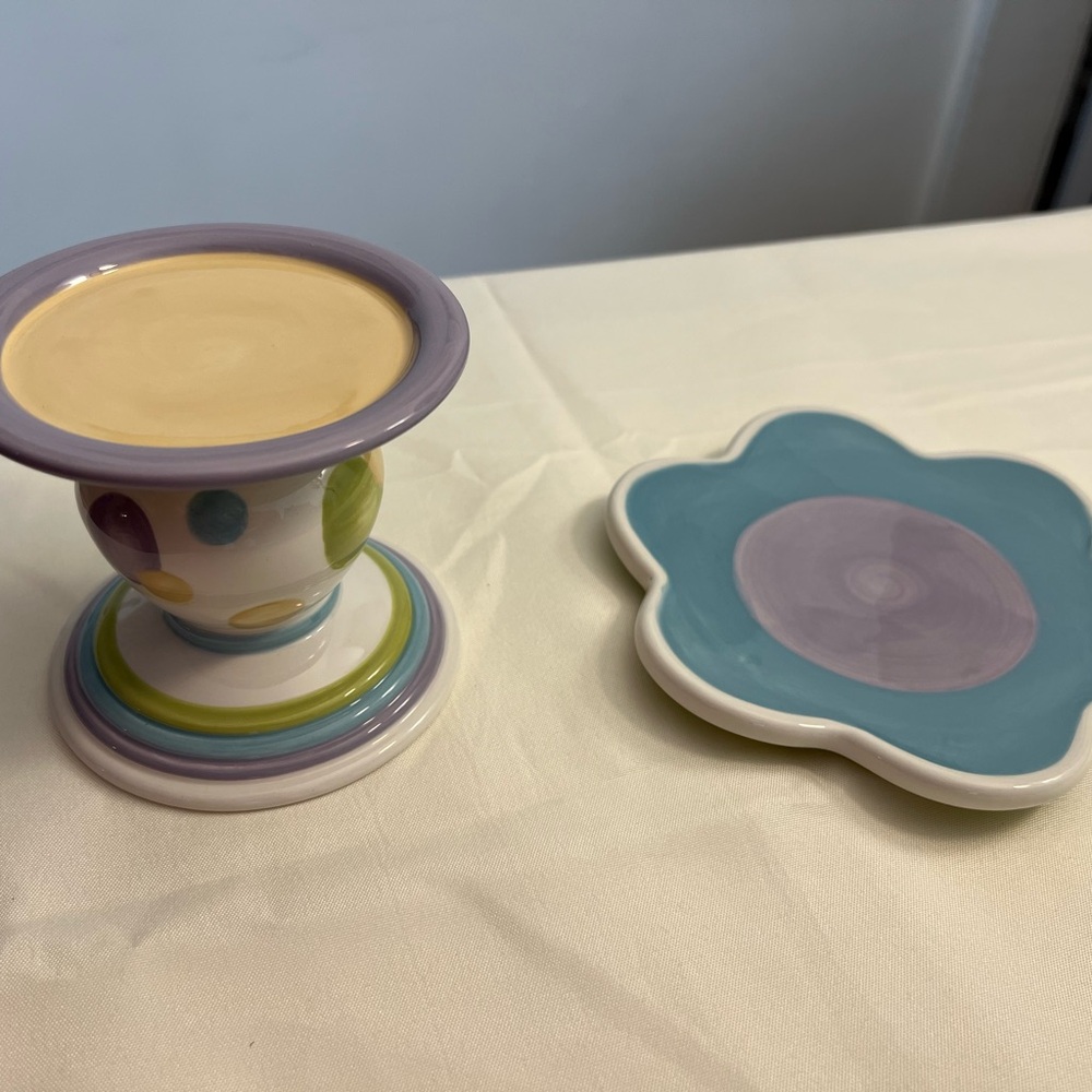 PartyLite Lively Pillar Holder Set
